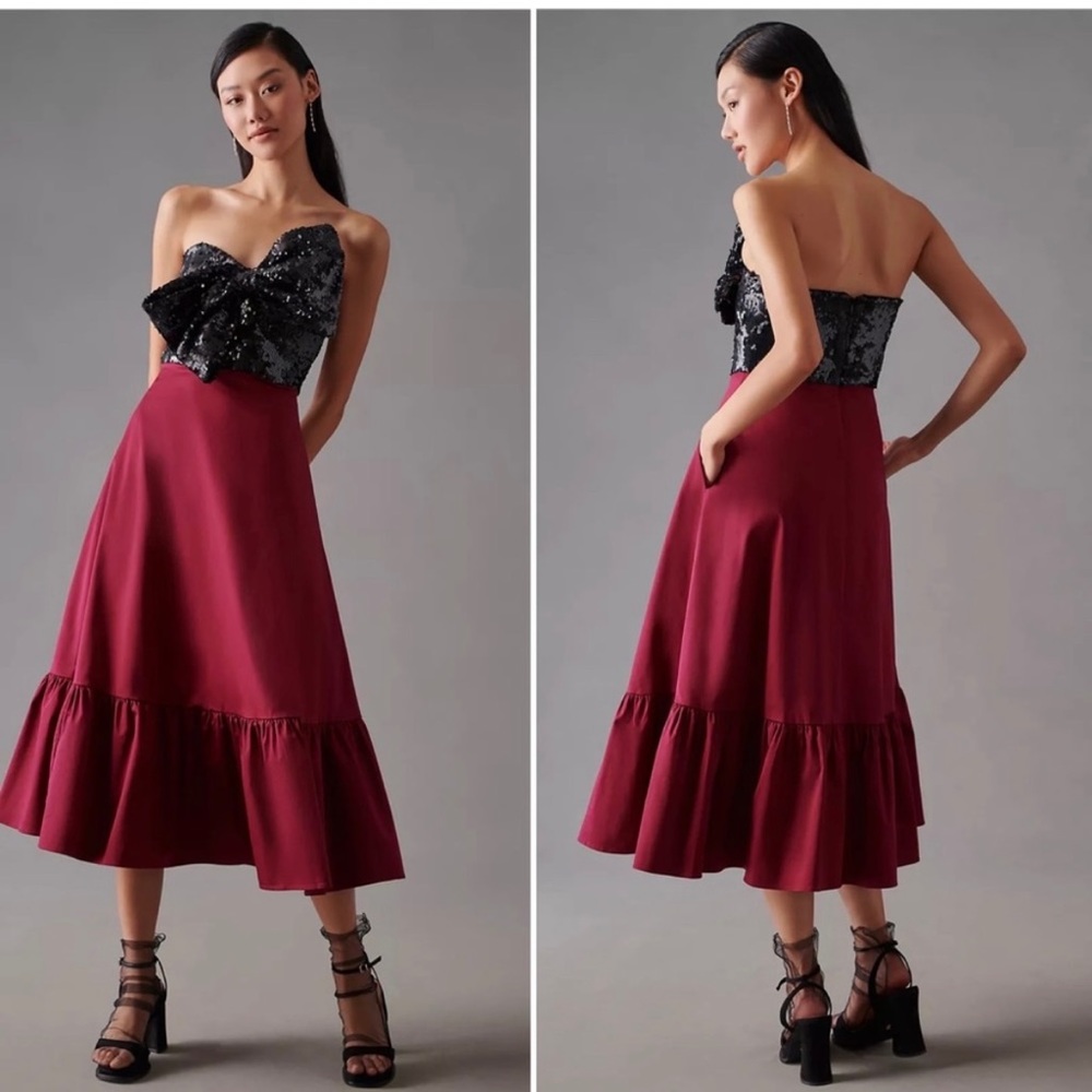 Hutch sequin bow dress
